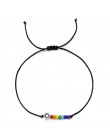 ZMZY śliczne bransoletki z koralików układanie wiosna Rainbow bransoletka wisiorek Boho Handmade modna biżuteria na prezent cien