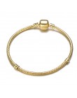 Wysokiej jakości 17-21cm posrebrzane wąż Chain Link bransoletka Fit europejskiej Charm bransoletka dla kobiet DIY tworzenia biżu