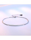 Crazy Feng elegancka bransoletka łańcuszkowa srebrne kolorowe koraliki gwiazdy Charm bransoletka dla kobiet wąż Link Chain brans