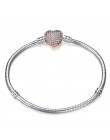 Wysokiej jakości 17-21cm posrebrzane wąż Chain Link bransoletka Fit europejskiej Charm bransoletka dla kobiet DIY tworzenia biżu