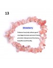 Naturalny różowy kryształ kwarcowy kamień Chip bransoletka z koralików Stretch bransoletki z koralików dla kobiet mężczyzn biżut