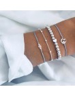 6 sztuk/zestaw zestaw bransoletek dla kobiet Boho Gem Shell Turtle Leaf korale skórzana wielowarstwowa bransoletka Charm Lady Go