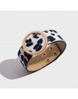 Flatfoosie Fashion ZA Leopard bransoletki dla kobiet Boho guzik o złotym kolorze skórzana bransoletka w stylu vintage świąteczna