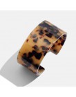 Flatfoosie Fashion ZA Leopard bransoletki dla kobiet Boho guzik o złotym kolorze skórzana bransoletka w stylu vintage świąteczna