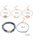 DIEZI czeski Turtle Charm bransoletki bransoletki dla kobiet moda złoty kolor bransoletki ze sznurków zestawy biżuteria Party pr