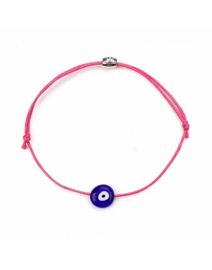 Turecki Lucky Evil Eye bransoletki dla kobiet 6 kolorów ręcznie plecione liny biżuteria na szczęście czerwona bransoletka kobiet