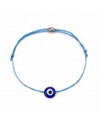 Turecki Lucky Evil Eye bransoletki dla kobiet 6 kolorów ręcznie plecione liny biżuteria na szczęście czerwona bransoletka kobiet