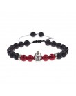 DOUVEI Drop Shipping Roman rycerz Spartan wojownik Gladiator kask bransoletka mężczyźni kamień bransoletka z koralików Mala joga