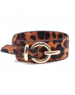 D & D Fashion Leopard Charm skórzane bransoletki dla kobiet proste wszystkie mecze OL V słowo szeroka bransoletka mankietowa Fem