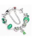Boosbiy Mickey Minnie Charms bransoletka z koraliki ze szkła murano z Mickey wisiorek markowe bransoletki bransoletki dzień matk