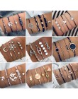 2019 artystyczne bransoletki i zestaw bransoletek Vintage Bead Boho Charm bransoletka dla kobiet biżuteria akcesoria Pulseras Mu