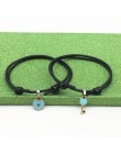 Kluczowa kłódka serce para bransoletka dla kobiet i mężczyzn Handmade Vintage Rope Chain regulowana biżuteria kochanków sparowan