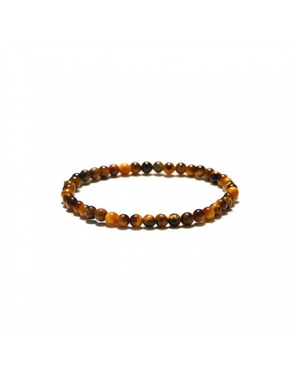 Minimalistyczny kamień naturalny koraliki bransoletka tygrysie oko 4 rozmiar zroszony mężczyzna budda Braclet dla mężczyzn joga 