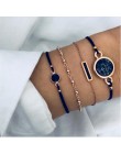 Biżuteria boho bransoletki i Bangles dla kobiet czeski Vintage bransoletki z koralików zestaw dla kobiet moda wielowarstwowe akc