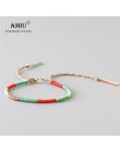 AMIU Handmade wodoodporna tkanina nici woskowe Wrap bransoletka prosta lina bransoletka z węzłem bransoletka przyjaźni dla mężcz