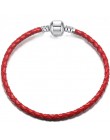 Sonykifa biżuteria Mickey Minnie skóra Pandoro bransoletka dla kobiet uroku bransoletki ręcznie robiona biżuteria Pulseras Drops