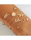32 style Boho bransoletka słoń serce powłoki gwiazda księżyc łuk mapa bransoletka z kryształkami kobiety urok wesele biżuteria a