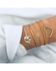 32 style Boho bransoletka słoń serce powłoki gwiazda księżyc łuk mapa bransoletka z kryształkami kobiety urok wesele biżuteria a