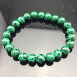 Ładna bransoletka z paciorkami Chakra mężczyzn 8mm z kamienia naturalnego lawa tygrysie oko matowy czarny onyks Healing koraliki