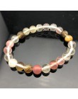 Ładna bransoletka z paciorkami Chakra mężczyzn 8mm z kamienia naturalnego lawa tygrysie oko matowy czarny onyks Healing koraliki