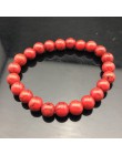 Ładna bransoletka z paciorkami Chakra mężczyzn 8mm z kamienia naturalnego lawa tygrysie oko matowy czarny onyks Healing koraliki