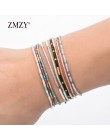 ZMZY styl boho Miyuki Delica koraliki bransoletki dla kobiet bransoletka przyjaźni biżuteria kolorowy amulet bransoletka Femme H