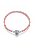 Pulseira 925 srebro bransoletka Femme Snowflake serce niebieskie oko Femme wąż łańcuch bransoletki i Bangles kobiety biżuteria
