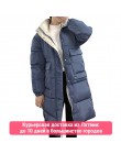 Bluza z kapturem płaszcz damski długie kurtki Parka oversize kolor kurtka średniej długości kobiety zima gruba kurtka dół kurtki