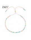 ZMZY styl boho Miyuki Delica koraliki bransoletki dla kobiet bransoletka przyjaźni biżuteria kolorowy amulet bransoletka Femme H