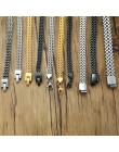 Vnox Vintage fajny podwójny łańcuszek bransoletki dla mężczyzn ze stali nierdzewnej Punk Cubic Chain męski Pulseira