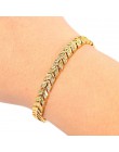 Trendy Plated 24K złota Multi shape Punk bransoletka Curb kubański łańcuch złoty kolor bransoletki dla kobiet mężczyzn biżuteria