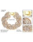 Minmin złoty/srebrny kolor bransoletki dla kobiet kryształ Rhinestone tenis Chain Link bransoletki bransoletki ślubne biżuteria 