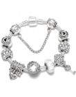 TOGORY New Fashion Grystal & Glass słonecznik Dangles Charm bransoletka Fit wąż łańcuch DIY delikatna bransoletka dla damska biż