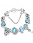 TOGORY New Fashion Grystal & Glass słonecznik Dangles Charm bransoletka Fit wąż łańcuch DIY delikatna bransoletka dla damska biż