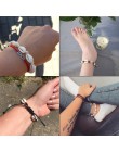 Czeski naturalne morskie powłoki bransoletki anklet ręcznie dzianiny liny elastyczne zroszony Pulseira DIY biżuteria plażowa akc