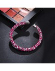 RscvonM Exquisite kryształ bransoletka mankietowa marki otwarte bransoletki typu bangle Pulseira Feminina dla kobiet Bijoux nowa