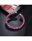 RscvonM Exquisite kryształ bransoletka mankietowa marki otwarte bransoletki typu bangle Pulseira Feminina dla kobiet Bijoux nowa