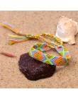Moon girl brazylia Boho plecione bransoletki dla kobiet przyjaźń czeski Handweave Cotton Rope tanie etniczne urok Pulseras Drops