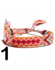 Moon girl brazylia Boho plecione bransoletki dla kobiet przyjaźń czeski Handweave Cotton Rope tanie etniczne urok Pulseras Drops