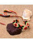 Moon girl brazylia Boho plecione bransoletki dla kobiet przyjaźń czeski Handweave Cotton Rope tanie etniczne urok Pulseras Drops