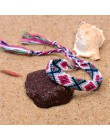 Moon girl brazylia Boho plecione bransoletki dla kobiet przyjaźń czeski Handweave Cotton Rope tanie etniczne urok Pulseras Drops