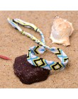 Moon girl brazylia Boho plecione bransoletki dla kobiet przyjaźń czeski Handweave Cotton Rope tanie etniczne urok Pulseras Drops
