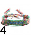 Moon girl brazylia Boho plecione bransoletki dla kobiet przyjaźń czeski Handweave Cotton Rope tanie etniczne urok Pulseras Drops