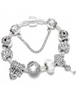 TOGORY New Fashion Grystal & Glass słonecznik Dangles Charm bransoletka Fit wąż łańcuch DIY delikatna bransoletka dla damska biż