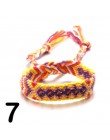 Moon girl brazylia Boho plecione bransoletki dla kobiet przyjaźń czeski Handweave Cotton Rope tanie etniczne urok Pulseras Drops