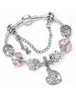 TOGORY New Fashion Grystal & Glass słonecznik Dangles Charm bransoletka Fit wąż łańcuch DIY delikatna bransoletka dla damska biż