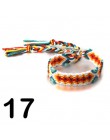 Moon girl brazylia Boho plecione bransoletki dla kobiet przyjaźń czeski Handweave Cotton Rope tanie etniczne urok Pulseras Drops