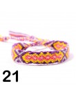 Moon girl brazylia Boho plecione bransoletki dla kobiet przyjaźń czeski Handweave Cotton Rope tanie etniczne urok Pulseras Drops