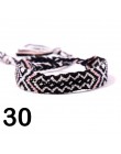 Moon girl brazylia Boho plecione bransoletki dla kobiet przyjaźń czeski Handweave Cotton Rope tanie etniczne urok Pulseras Drops