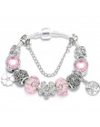 TOGORY New Fashion Grystal & Glass słonecznik Dangles Charm bransoletka Fit wąż łańcuch DIY delikatna bransoletka dla damska biż